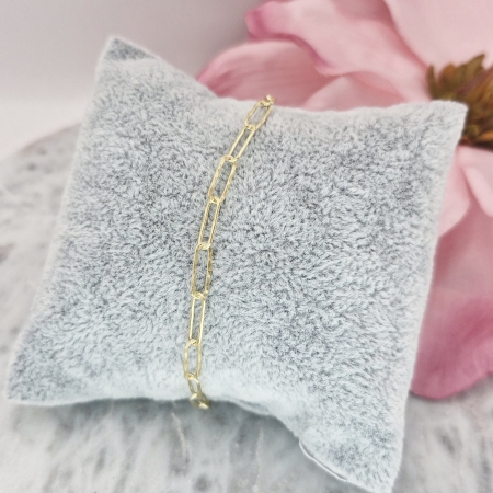 BRANSOLETKA SREBRNA SPINACZ ŁAŃCUCH SREBRO 925